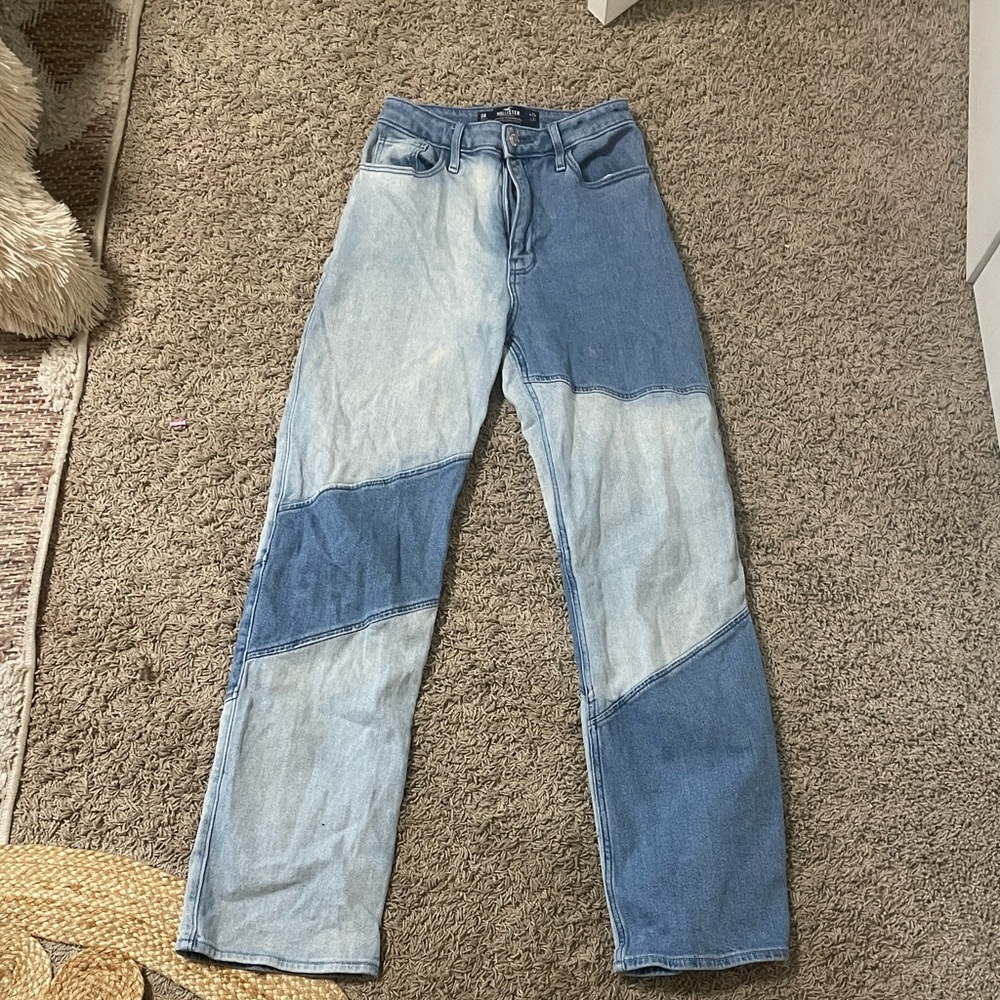 Two-Tone Blue Women's Jeans